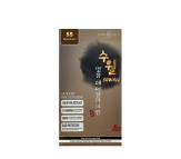 Dearderm Suwall Luxury Hair Color Cream 5S (Natural Brown)  120g + 120g